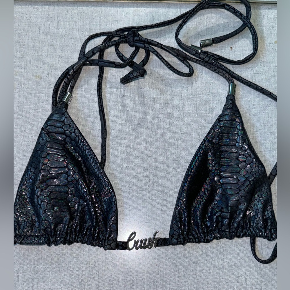 Bikini Crush iridescent black bikini - Picture 3 of 8